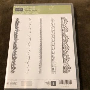 Stampin Up! Delicate Detail stamps.